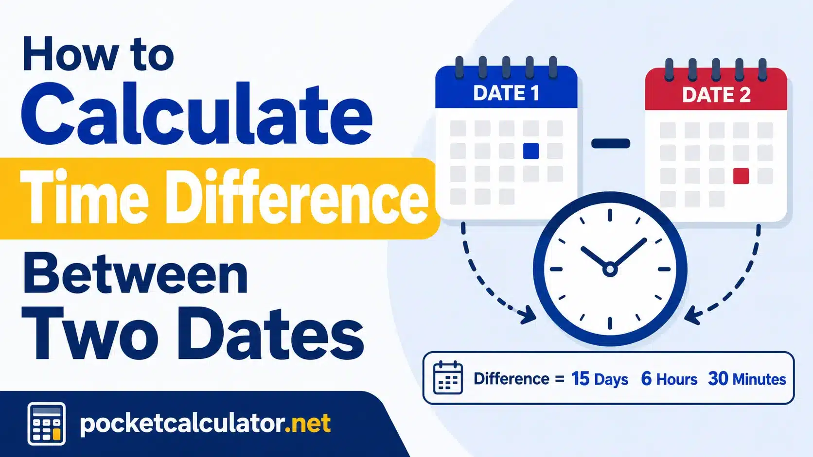 How to Calculate Time Difference Between Two Dates