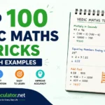Vedic Maths Tricks , Top 25 Vedic Maths Tricks with Examples
