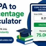 CGPA to Percentage Calculator, calculator