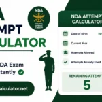 NDA Attempt Calculator 2026
